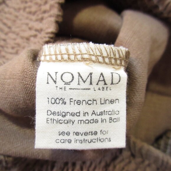 NWT Nomad The Label Aurora Maxi in Cinnamon Linen Pull-on Skirt XS - Picture 7 of 7